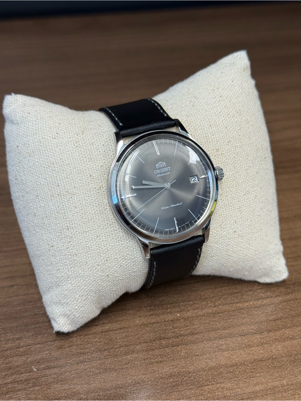Orient Men’s Automatic Watch V3 (Grey Sunburst Dial)